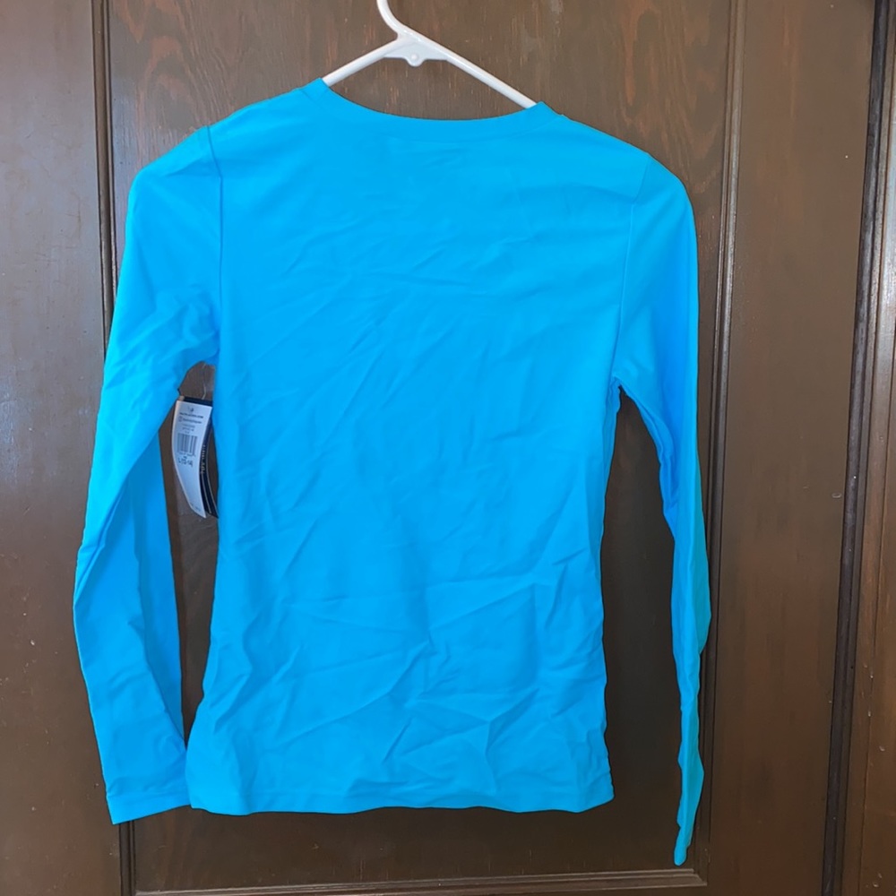 Ralph Lauren blue swim shirt size 12/14 NWT - Picture 3 of 3